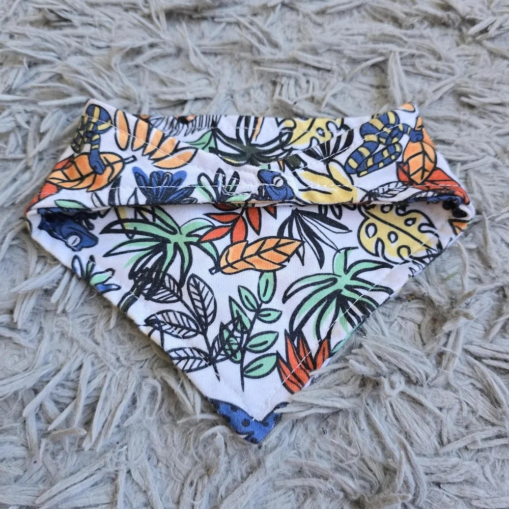 Colorful Leaf Print Baby Romper